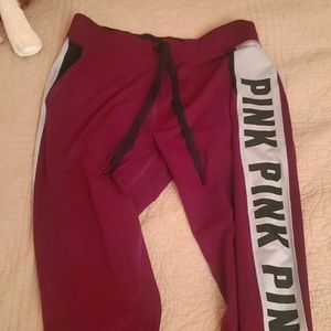 Pink joggers Medium
